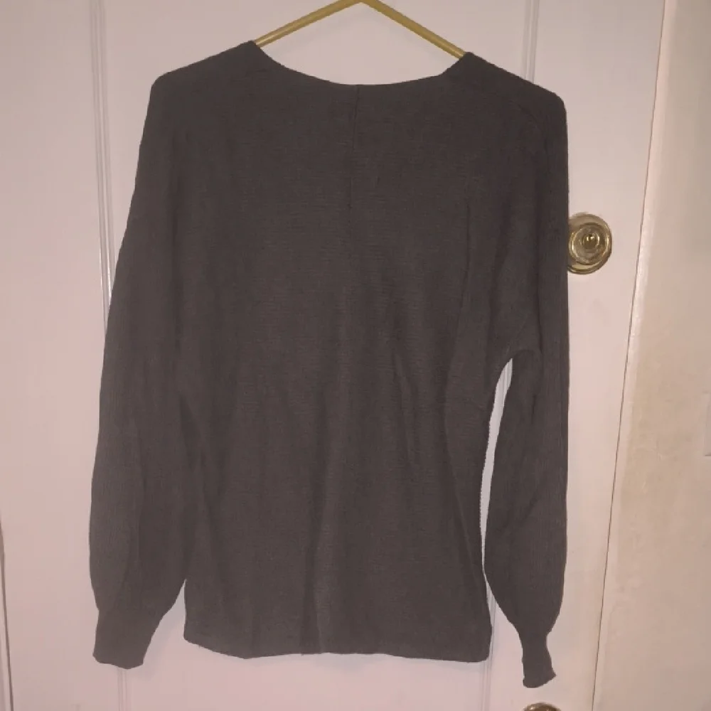 1. State | Charcoal V-Neck Sweater - Picture 4 of 4